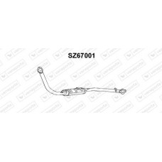 SZ67001 VENEPORTE Предглушник вихлопних газів
