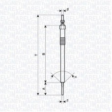 062900137304 MAGNETI MARELLI Свічка розжарювання