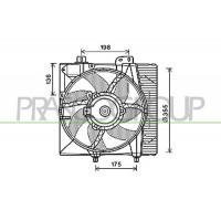 CI304F004 PRASCO Вентилятор охолодження двигуна