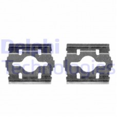LX0409 DELPHI Комплектуючі колодки дискового гальма