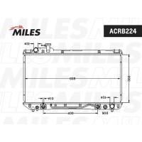 ACRB224 MILES Радіатор охолодження двигуна