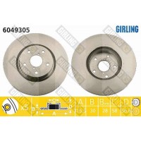 6049305 GIRLING Гальмівний диск