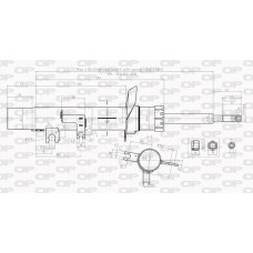 SAB8011.31 OPEN PARTS Амортизатор