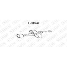 FD30043 VENEPORTE Предглушник вихлопних газів
