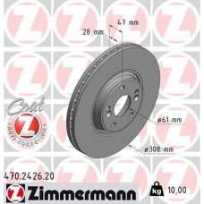 470.2426.20 ZIMMERMANN Гальмівний диск
