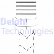 LX0182 DELPHI Комплектуючі колодки дискового гальма