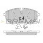 BP3849 BREMSI Комплект гальмівних колодок дисковий гальм
