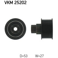VKM 25202 SKF Паразитный / Ведущий ролик, Зубчастий ремінь