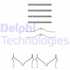 LX0143 DELPHI Комплектуючі колодки дискового гальма