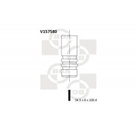 випускний клапан BGA V157580