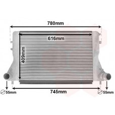03004386 VAN WEZEL Интеркулер