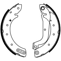 8DB 355 002-321 HELLA PAGID Комплект гальмівних колодок