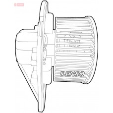 DEA02001 DENSO Вентилятор салону