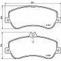 8DB 355 014-221 HELLA Комплект гальмівних колодок, дискове гальмо