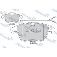 MBF015226 MANDO Комплект гальмівних колодок дисковий гальм