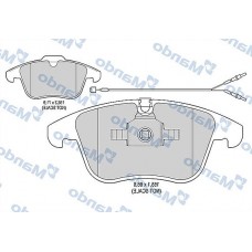 MBF015226 MANDO Комплект гальмівних колодок дисковий гальм