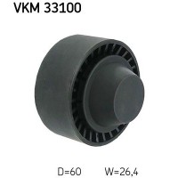 VKM 33100 SKF Паразитный / ведущий ролик, Поліклиновий ремінь