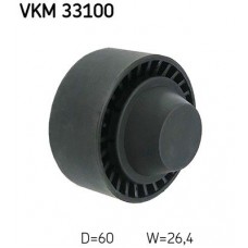 VKM 33100 SKF Паразитный / ведущий ролик, Поліклиновий ремінь