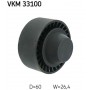 VKM 33100 SKF Паразитный / ведущий ролик, Поліклиновий ремінь