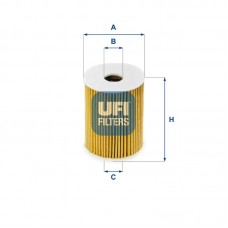 25.091.00 UFI Масляний фільтр