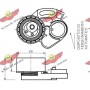 03.80195 AUTOKIT Натяжний ролик ремінь ГРМ