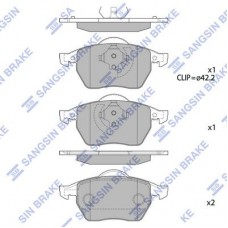 SP2097A Hi-Q Комплект гальмівних колодок дисковий гальм