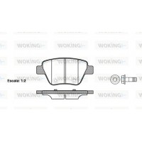 P15203.00 WOKING Комплект гальмівних колодок дисковий гальм