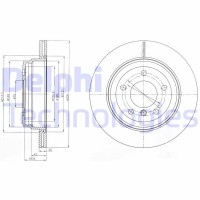 BG4243C DELPHI Гальмівний диск