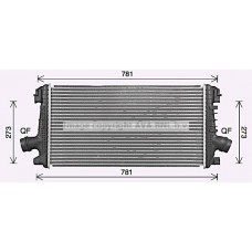 OL4722 AVA QUALITY COOLING Интеркулер