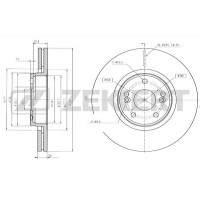 BS-6096 ZEKKERT Гальмівний диск