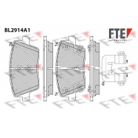 BL2914A1 FTE Комплект гальмівних колодок дисковий гальм