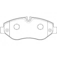 2134888 Omnicraft Комплект гальмівних колодок дисковий гальм
