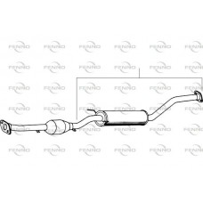 P6995 FENNO Середній глушник вихлопних газів