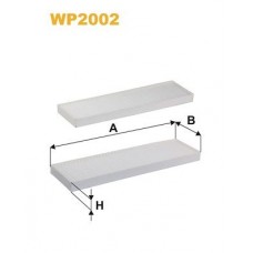 WP2002 WIX FILTERS Фільтр повітря у внутрішньому просторі