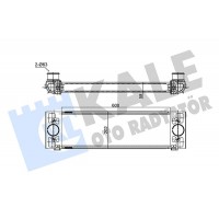 Интеркулер KALE OTO RADYATÖR 354140