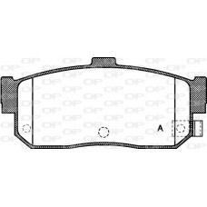 BPA0366.22 OPEN PARTS КомплеК т гальмівних колодок, дискове гальмо