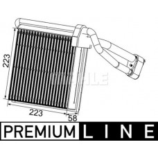 AE 96 000P MAHLE Випарник кондиціонера
