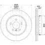 DP-0123 JAPANPARTS Гальмівний диск