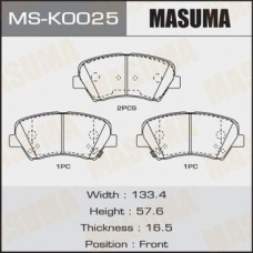 MSK0025 MASUMA Колодки гальмівні