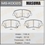 MSK0025 MASUMA Колодки гальмівні