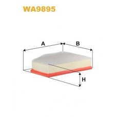 WA9895 WIX FILTERS Повітряний фільтр