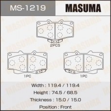 MS-1219 MASUMA Комплект гальмівних колодок