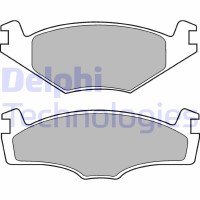 LP756 DELPHI Комплект гальмівних колодок дисковий гальм