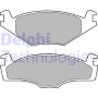 LP756 DELPHI Комплект гальмівних колодок дисковий гальм