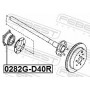 0282G-D40R FEBEST Ступиця колеса