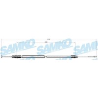 C0642B SAMKO Тросик, cтояночный тормоз