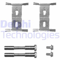 LX0449 DELPHI Комплектуючі колодки дискового гальма