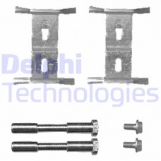 LX0449 DELPHI Комплектуючі колодки дискового гальма