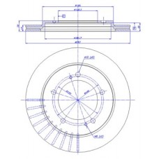 142.1184 CAR Гальмівний диск