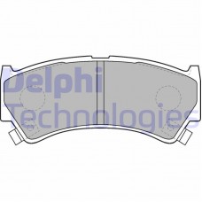 LP1548 DELPHI КомплеК т гальмівних колодок, дискове гальмо